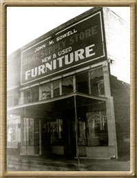 Historic Sowell's storefront on Arch Street
